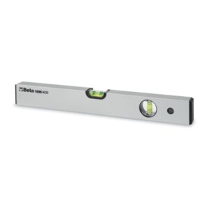 BETA TOOLS - Livelle a bolla realizzate in alluminio profilato anodizzato, con 2 fiale infrangibili, precisione: 1 mm/m - 600 MM