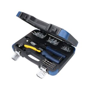 ABC TOOLS - KIT RIVETTATRICE + PUNTE PREFORO + RIVETTI 3,2 - 4 - 4,8 mm