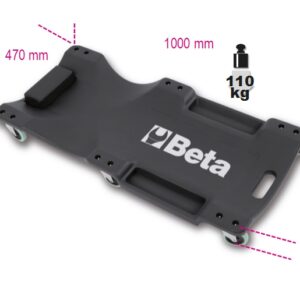 BETA TOOLS - Lettino sottomacchina in plastica antiurto