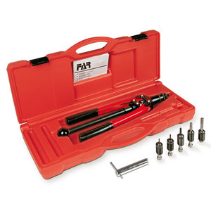 FAR – RIVETTATRICE PER INSERTI FILETTATI KJ29 + VALIGETTA CON TIRANTI E TESTINE M3/M10