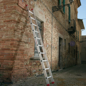 FARAONE - Scala singola in alluminio 10 GRADINI - H.3 MT